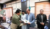 آئین تقدیر از خدمات کارکنان و تجلیل از کارمندان نمونه اداره کل منابع طبیعی و آبخیزداری برگزار شد