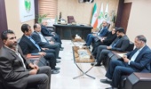 دیدار رییس دادگستری شهرستان عنبرآباد با مدیرکل  منابع طبیعی جنوب کرمان