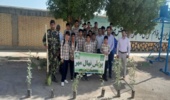 برگزاری پویش نهال مهر در مدارس شهرستان رودبارجنوب 