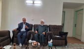 دیدار مدیرکل منابع طبیعی و آبخیزداری جنوب کرمان با موسس حوزه علمیه کهنوج؛ تعامل برای حفاظت از طبیعت