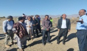 بازدید مدیرکل منابع طبیعی و آبخیزداری جنوب کرمان از روستاهای شهرستان قلعه گنج 
