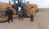 جلوگیری از برداشت غیر مجاز شن و ماسه در اراضی ملی شهرستان جازموریان