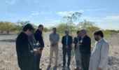 بازدید، مدیرکل دفتر امور بیابان سازمان منابع طبیعی و آبخیزداری کشور از پروژه نهالکاری عرصه‌های بیابانی شهرستان جازموریان 
