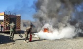 کارگاه آموزشی و مانور اطفا حریق در شهرستان فاریاب برگزار شد
