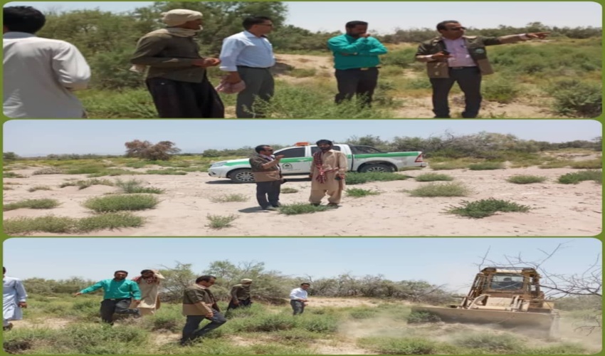 رودبارجنوب/تمهیدات لازم اطفا حریق در جنگل چاه بید رودبارجنوب 