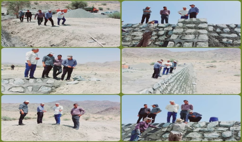 کهنوج/ گزارش تصویری- بازدید از پروژه های آبخیزداری