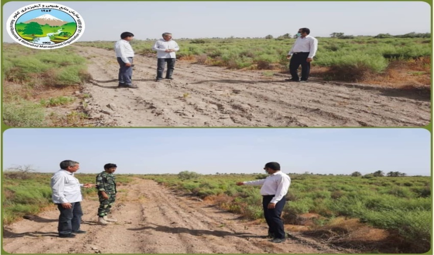 رودبارجنوب/احداث آتش بُر مانع از  گسترش آتش سوزی احتمالی در  عرصه های مرتعی می شود