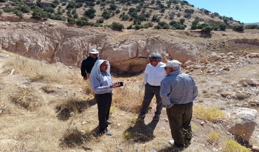 بازدید معاون آبخیزداری اداره کل منابع طبیعی و آبخیزداری جنوب کرمان از پروژه های آبخیزداری زهکلوت شهرستان رودبارجنوب