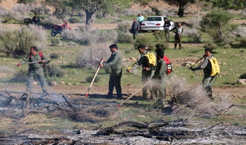 قلعه گنج/بیش از ۳ هکتار از اراضی ملی شهرستان قلعه گنج رفع تصرف شد