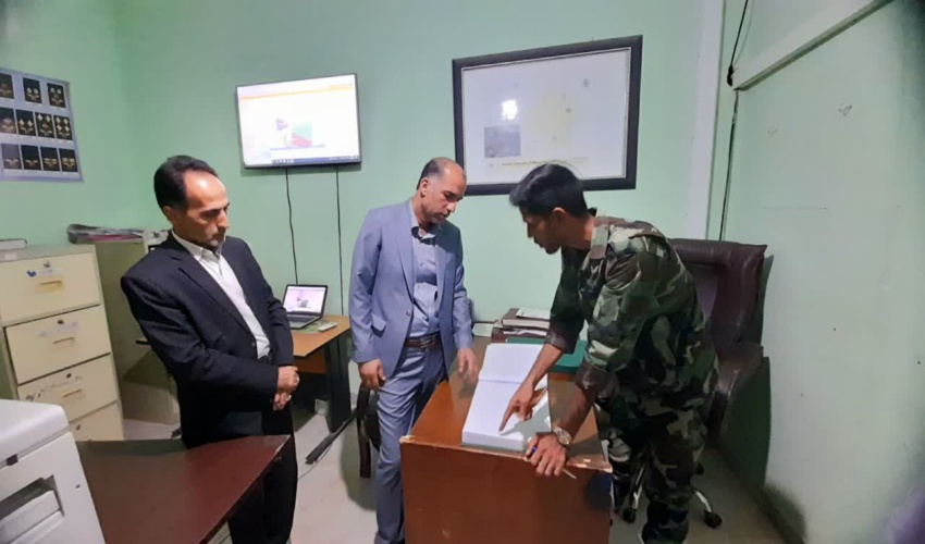 بازدید سرپرست اداره کل منابع طبیعی و آبخیزداری جنوب کرمان از مرکز مانیتورینگ فرماندهی یگان حفاظت 