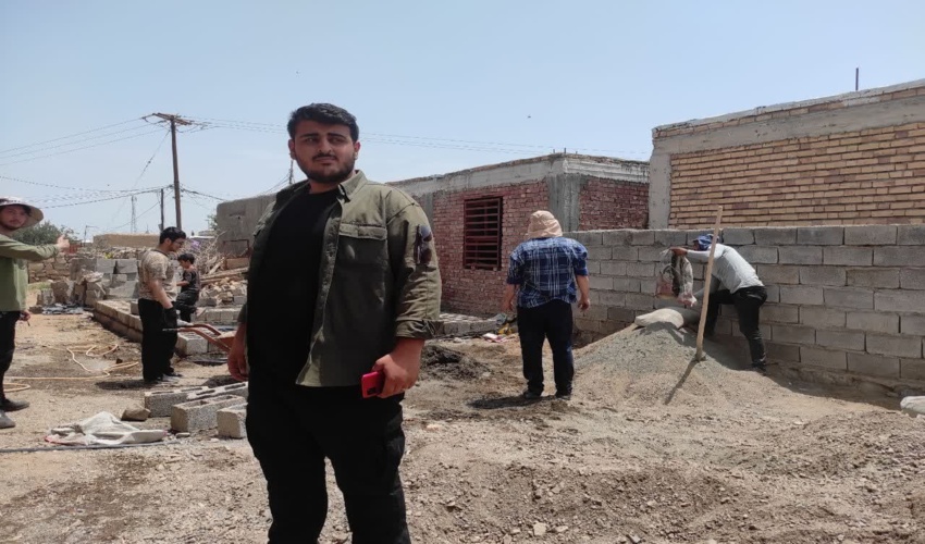 گروه جهادی وارثین دانشگاه شهید بهشتی تهران برای خدمت به محرومین اسفندقه بسیج شد