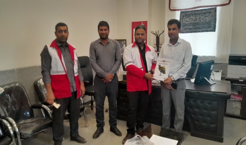 رودباجنوب/انعقاد تفاهمنامه همکاری فی مابین اداره منابع طبیعی وآبخیزداری و جمعیت هلال احمر شهرستان رودبارجنوب 