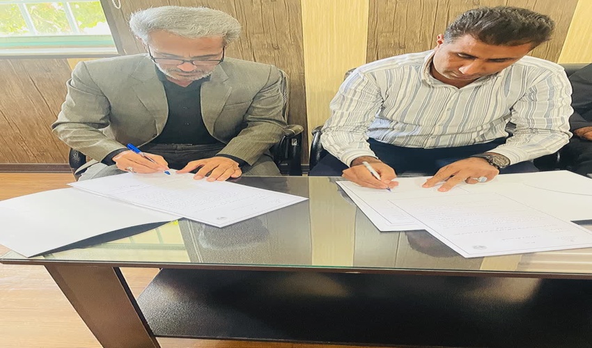 عنبرآباد/انعقاد تفاهمنامه همکاری فی مابین اداره منابع طبیعی وآبخیزداری و آموزش و پرورش شهرستان عنبرآباد