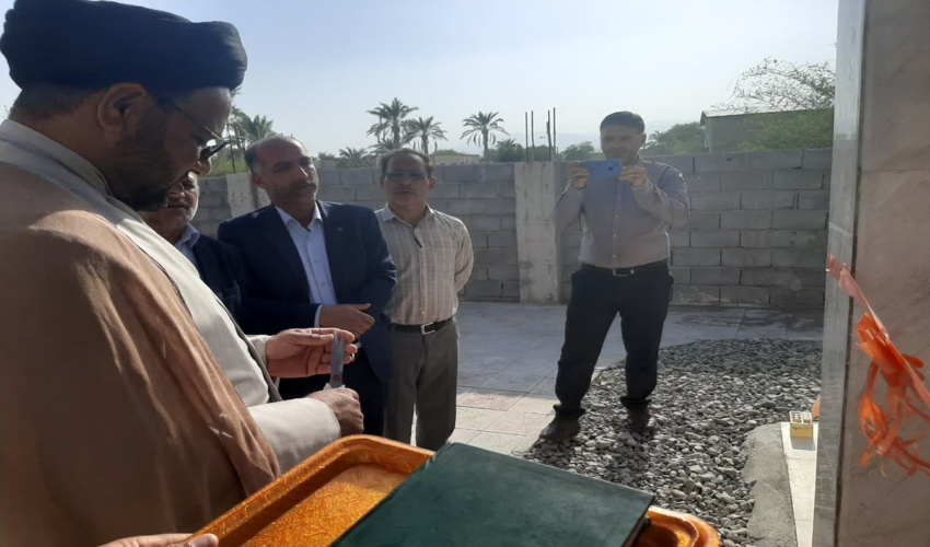 افتتاح نمازخانه اداره منابع طبیعی و آبخیزداری شهرستان قلعه گنج 