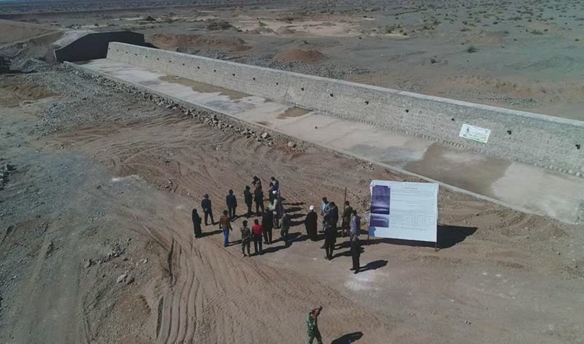 بهره‌برداری از طرح پخش سیلاب سایت یک حوضه آبخیز زهکلوت