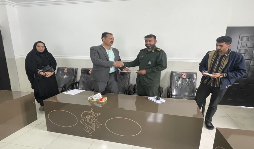 فاریاب/انعقاد تفاهمنامه همکاری بین ادارات منابع طبیعی و ناحیه مقاومت بسیج