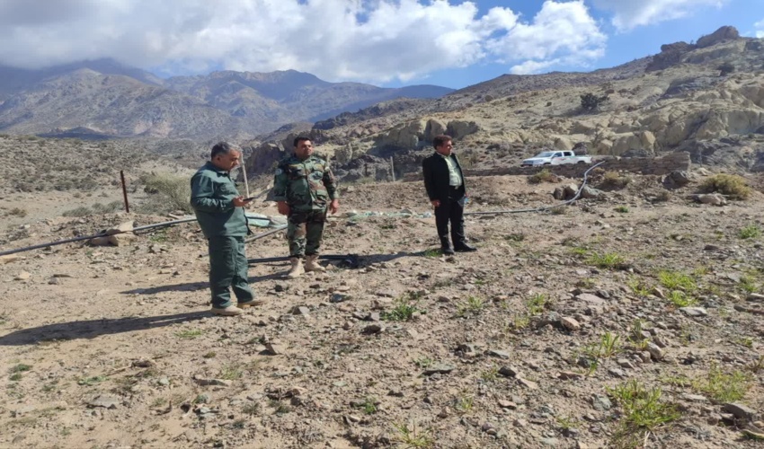 بازدید فرمانده یگان حفاظت اداره کل منابع طبیعی جنوب کرمان از اراضی ملی شهرستان جیرفت