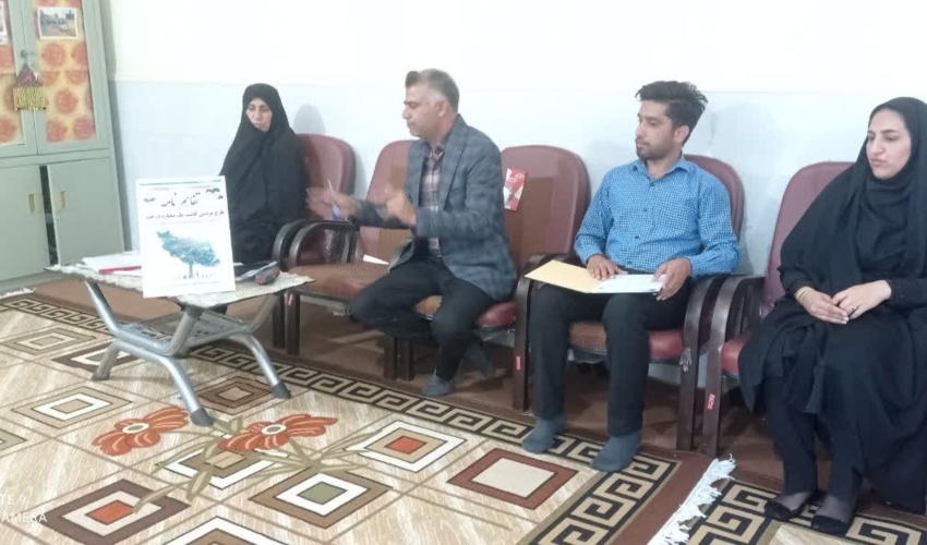 انعقاد تفاهمنامه همکاری بین اداره منابع طبیعی و آبخیزداری و حوزه بسیج خواهران منوجان
