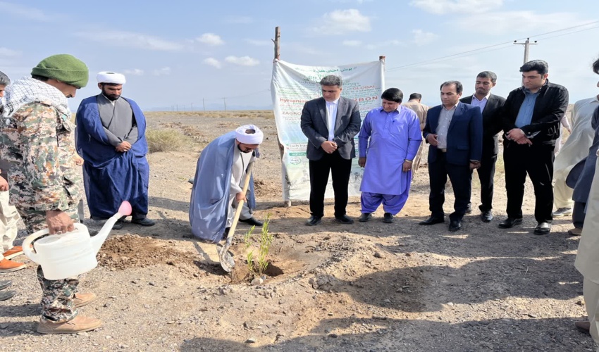 جازموریان/غرس نهال در اولین روز از هفته منابع طبیعی و آبخیزداری 