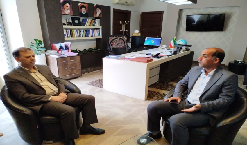 دیدار مدیرکل منابع طبیعی و آبخیزداری جنوب کرمان با رییس سازمان مدیریت و برنامه ریزی استان