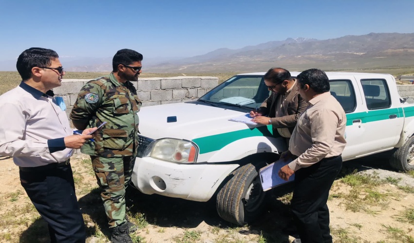 ۳۸۰۰ مترمربع از اراضی ملی شهرستان جیرفت خلع ید و از تصرف خارج شد