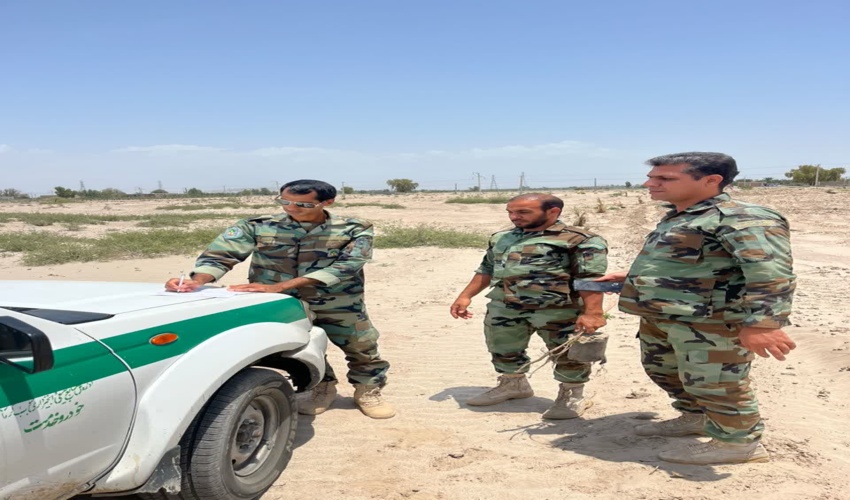 ️بیش از ۵ هزارمترمربع از اراضی ملی شهرستان عنبرآباد رفع تصرف شد
