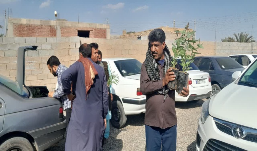 برپایی میزخدمت در روستای پیروز آباد شهرستان رودبارجنوب توسط مسئولان این شهرستان