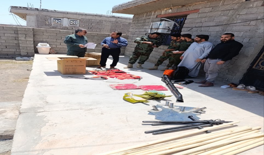 بیش از ۱۰ هکتار از اراضی ملی شهرستان جازموریان خلع ید و از تصرف خارج شد