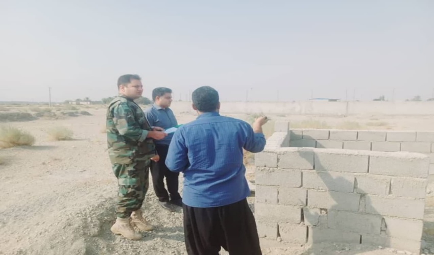 جلوگیری از ساخت و سازغیرمجاز در اراضی ملی شهرستان فاریاب 