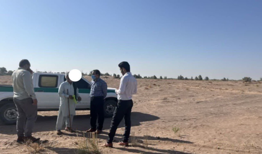 ️بیش از ۲ هکتار  از اراضی ملی شهرستان جازموریان رفع تصرف شد.