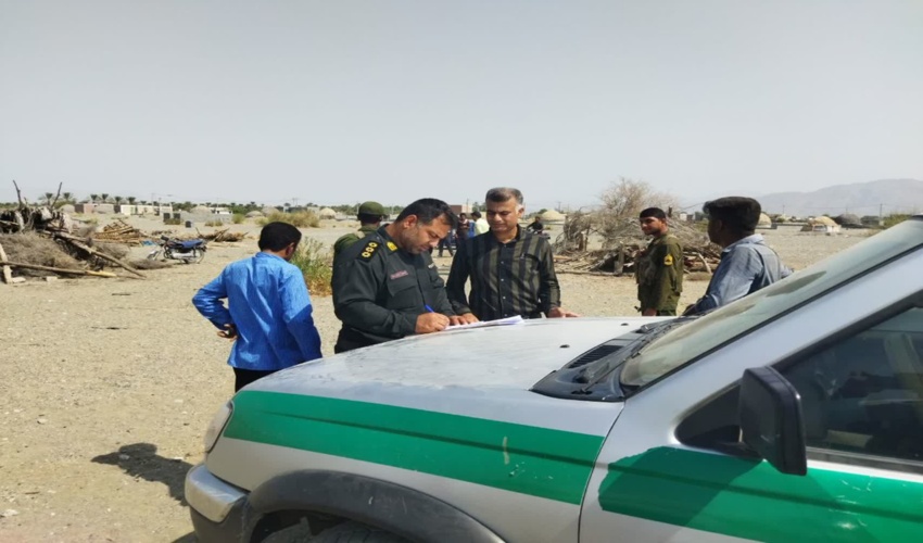 ۱۰۱۸۰ متر مربع از اراضی ملی شهرستان منوجان رفع تصرف شد