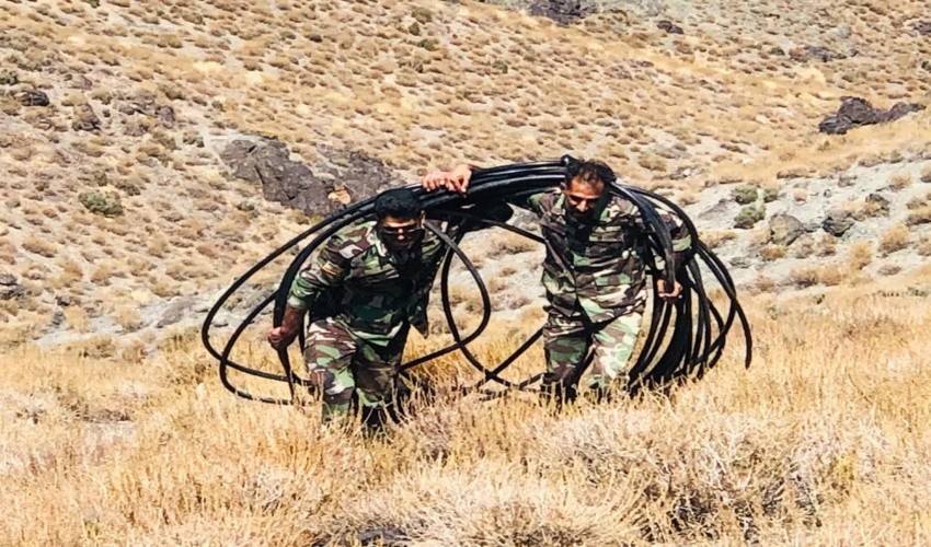 ۱۸٠٠ مترمربع از اراضی ملی شهرستان جیرفت رفع تصرف شد