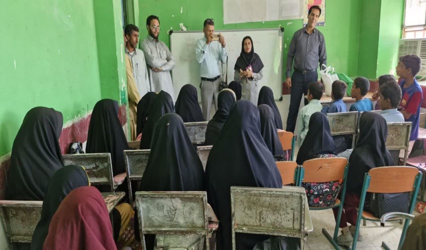 برگزاری دوره آموزشی ويژه دانش آموزان مدرسه ابتدايي گارو شهرستان قلعه گنج 