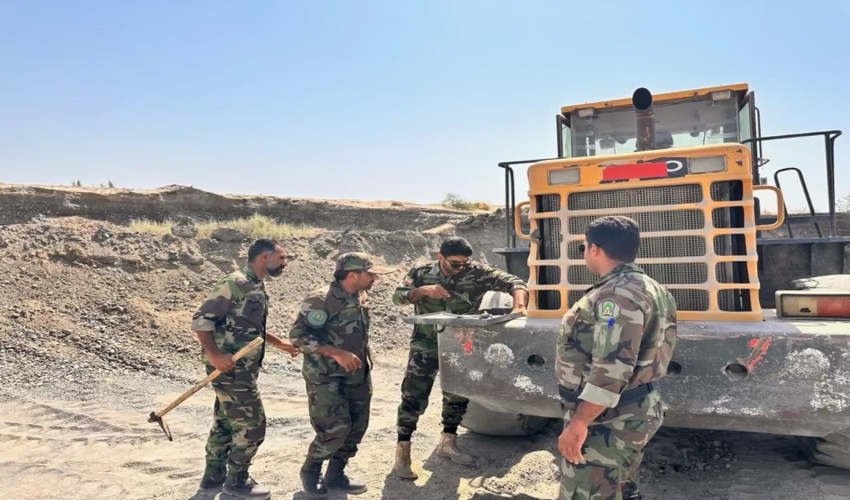 جلوگیری از برداشت غیر مجاز خاک در اراضی ملی شهرستان جیرفت