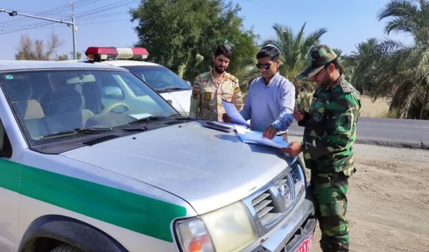   17109 مترمربع از اراضی ملی شهرستان منوجان خلع ید و از تصرف خارج شد