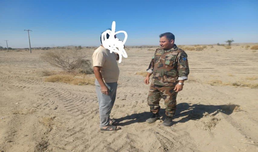 ۲ هکتار از اراضی ملی شهرستان فاریاب رفع تصرف شد