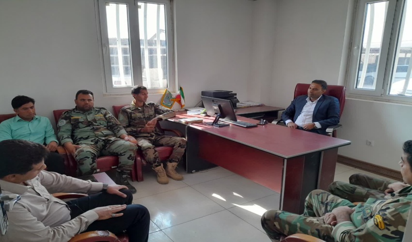 بازدید از پاسگاه ویژه حفاظت از منابع طبیعی و آبخیزداری شهرستان عنبرآباد