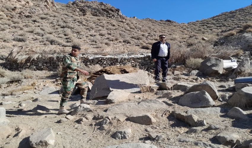 جلوگیری از تخریب و تصرف اراضی ملی فراش شهرستان جیرفت 