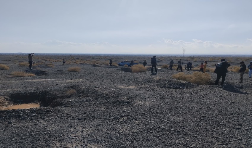  برگزاری پویش درختکاری به یاد سردار دلها در شهرستان قلعه گنج 