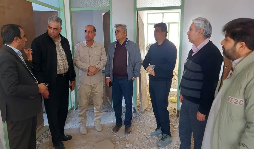 بازدید، مدیرکل دفتر امور بیابان سازمان منابع طبیعی و آبخیزداری کشور از کمپ مقابله با بیابان زایی شهرستان جازموریان 