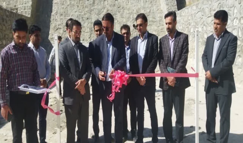 بهره برداری از بند سنگی ملاتی حوزه آبخیز شهلکان شهرستان منوجان